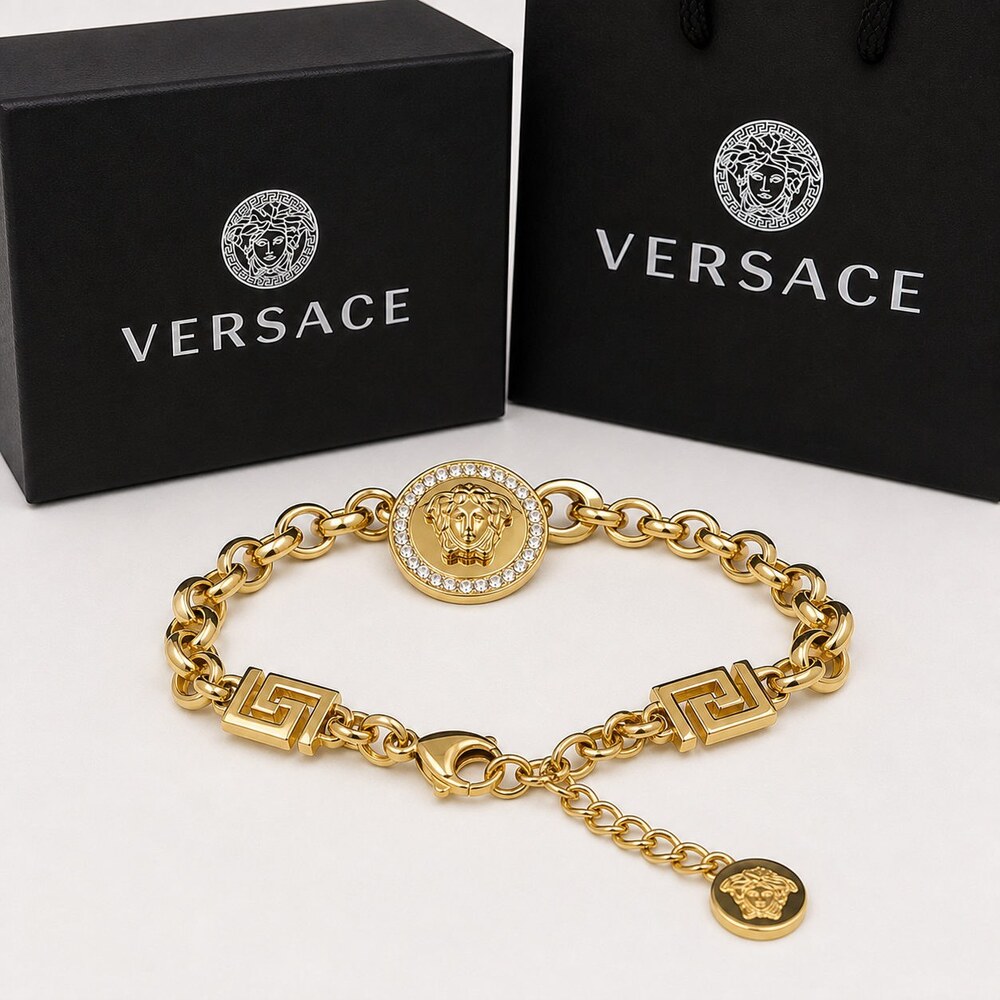 Versace Bold Statement Bracelet Style 2 | New with Box - Picture 4 of 9